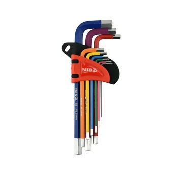 ZESTAW KLUCZY IMBUSOWYCH 1,5-10MM, 9SZT.