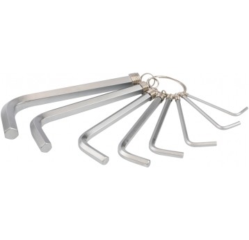 ZESTAW KLUCZY SZEŚCIOKĄTNYCH HEX 8CZ.