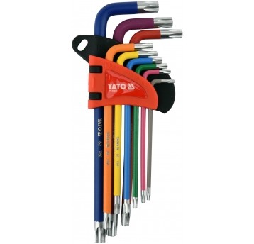 ZESTAW KLUCZY TORX TR T10-T50 9SZT.