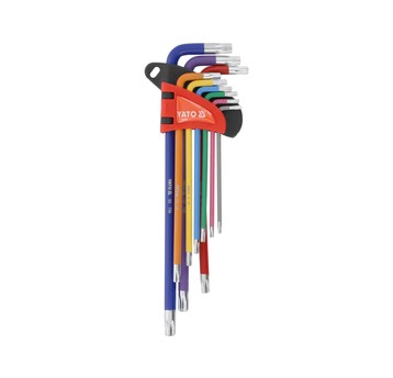 ZESTAW KLUCZY TORX TR T10-T50 9SZT.