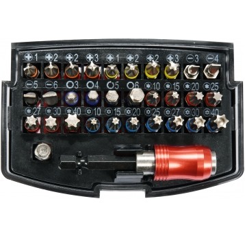 ZESTAW KOŃCÓWEK ŚRUBOKRĘTOWYCH 32 SZT.