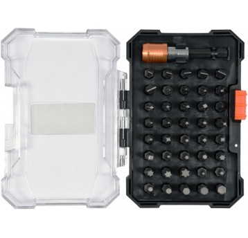 ZESTAW KOŃCÓWEK ŚRUBOKRĘTOWYCH 41 SZT