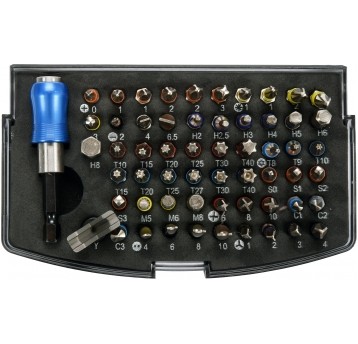 ZESTAW KOŃCÓWEK ŚRUBOKRĘTOWYCH 59 SZT.