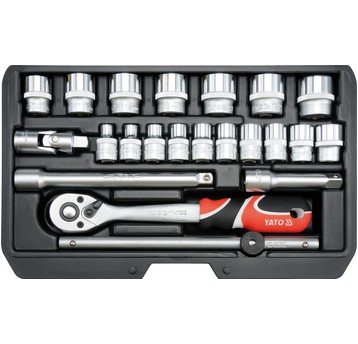 ZESTAW NARZĘDZIOWY 3/8" 22CZ. XS