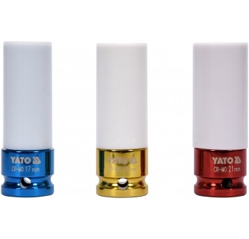 ZESTAW NASADEK DO ALU FELG 17-19-21MM