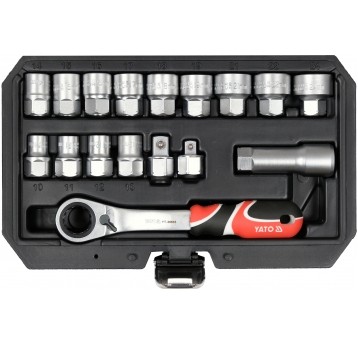 ZESTAW NASADEK PRZELOT. SPLINE 3/8"1/2"