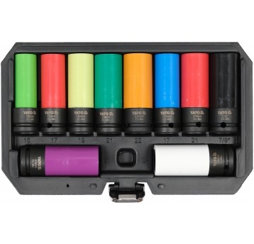 ZESTAW NASADEK UDAR DO FELG ALU 1/2"