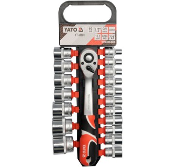 ZESTAW NASADEK Z GRZECHOTKĄ 1/2", 19 CZ