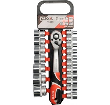 ZESTAW NASADEK Z GRZECHOTKĄ 1/2", 19 CZ