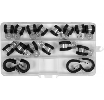 ZESTAW OPASEK ZACISKOWYCH METAL GUMOWYCH