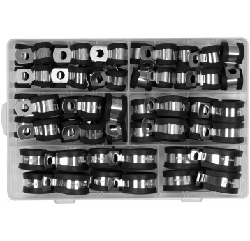 ZESTAW OPASEK ZACISKOWYCH METAL GUMOWYCH