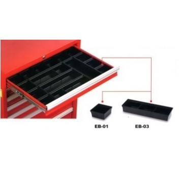 Zestaw plastikowych korytek 16szt.