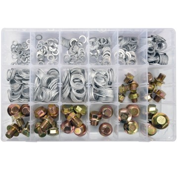 ZESTAW PODKŁADEK ALUMINIOWYCH I KORKÓW