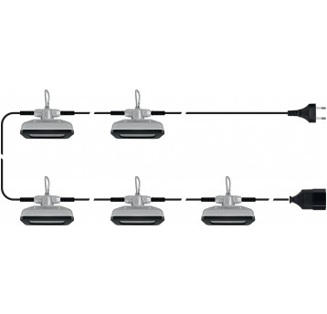 ZESTAW REFLEKTORÓW 5X600LM, 15,4M