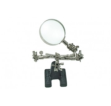 ZESTAW "TRZECIA RĘKA" Z LUPĄ 62MM