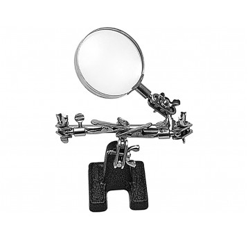ZESTAW "TRZECIA RĘKA" Z LUPĄ 62MM