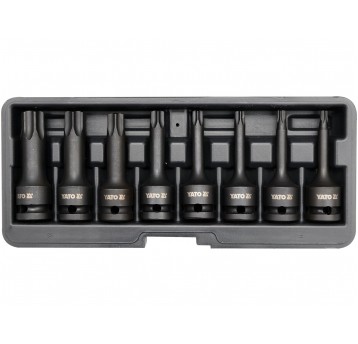 ZESTAW TRZPIEN. KLUCZY UDAR. TORX 8CZ.