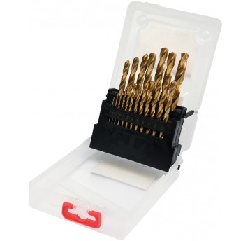 ZESTAW WIERTEŁ DO MET.HSS-TiN 19SZT 1-10