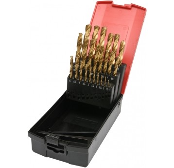 ZESTAW WIERTEŁ DO MET.HSS-TiN 25SZT 1-13