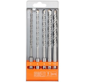 ZESTAW WIERTEŁ SDS S4 5 SZT. 5-12MM