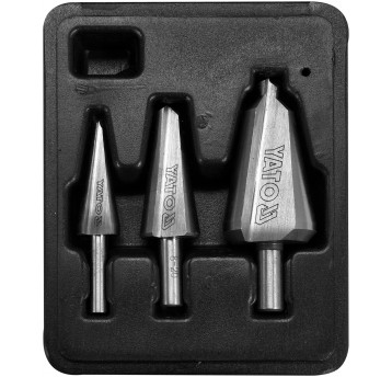 ZESTAW WIERTEŁ STOŻKOWYCH 3 SZT.