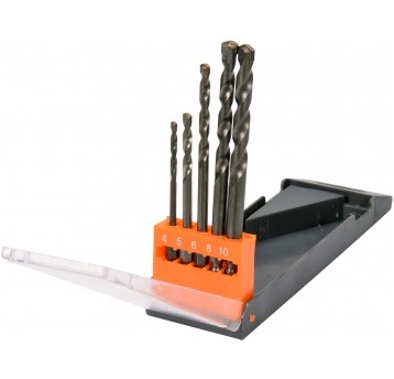 ZESTAW WIERTEŁ UNIWERSA 5SZT. 4-10MM HEX