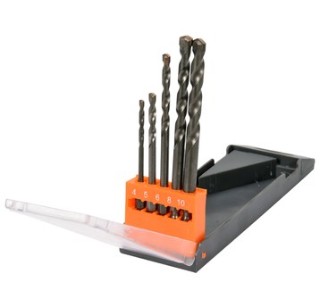 ZESTAW WIERTEŁ UNIWERSA 5SZT. 4-10MM HEX