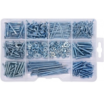 ZESTAW WKRĘTY, GWOŹDZIE, 580SZT.