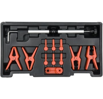 ZESTAW ZACISKÓW DO PRZEWOD METAL/ELASTY